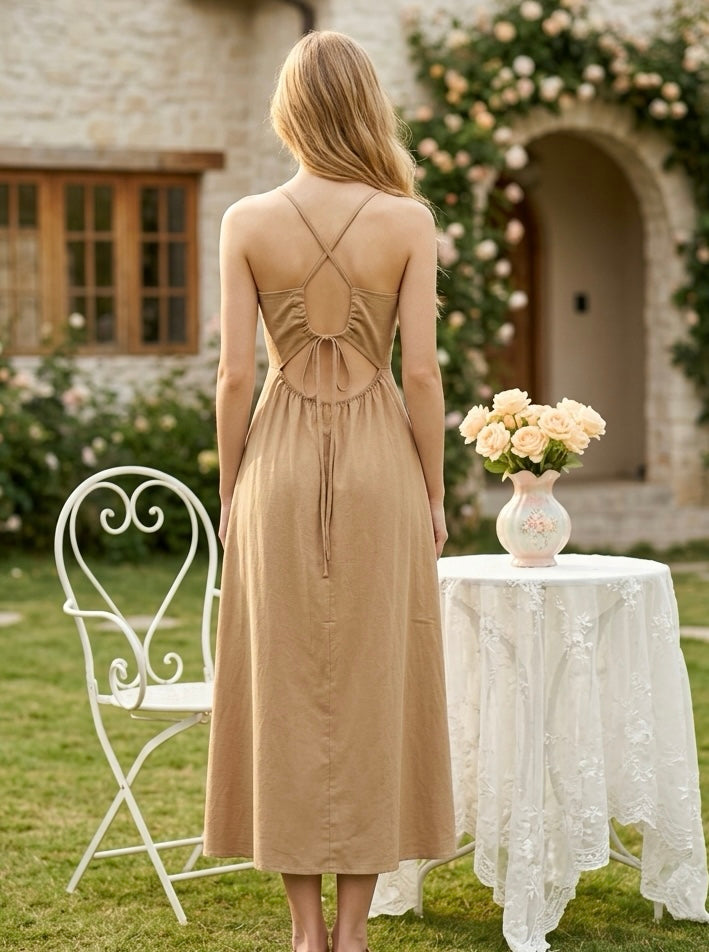 Open back Elegant/Relaxed Dress