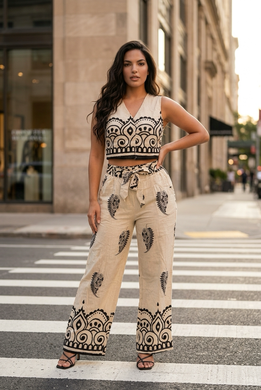The Linen edit 2-piece set