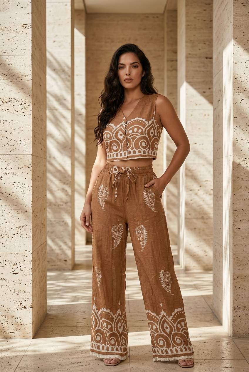 The Linen edit 2-piece set