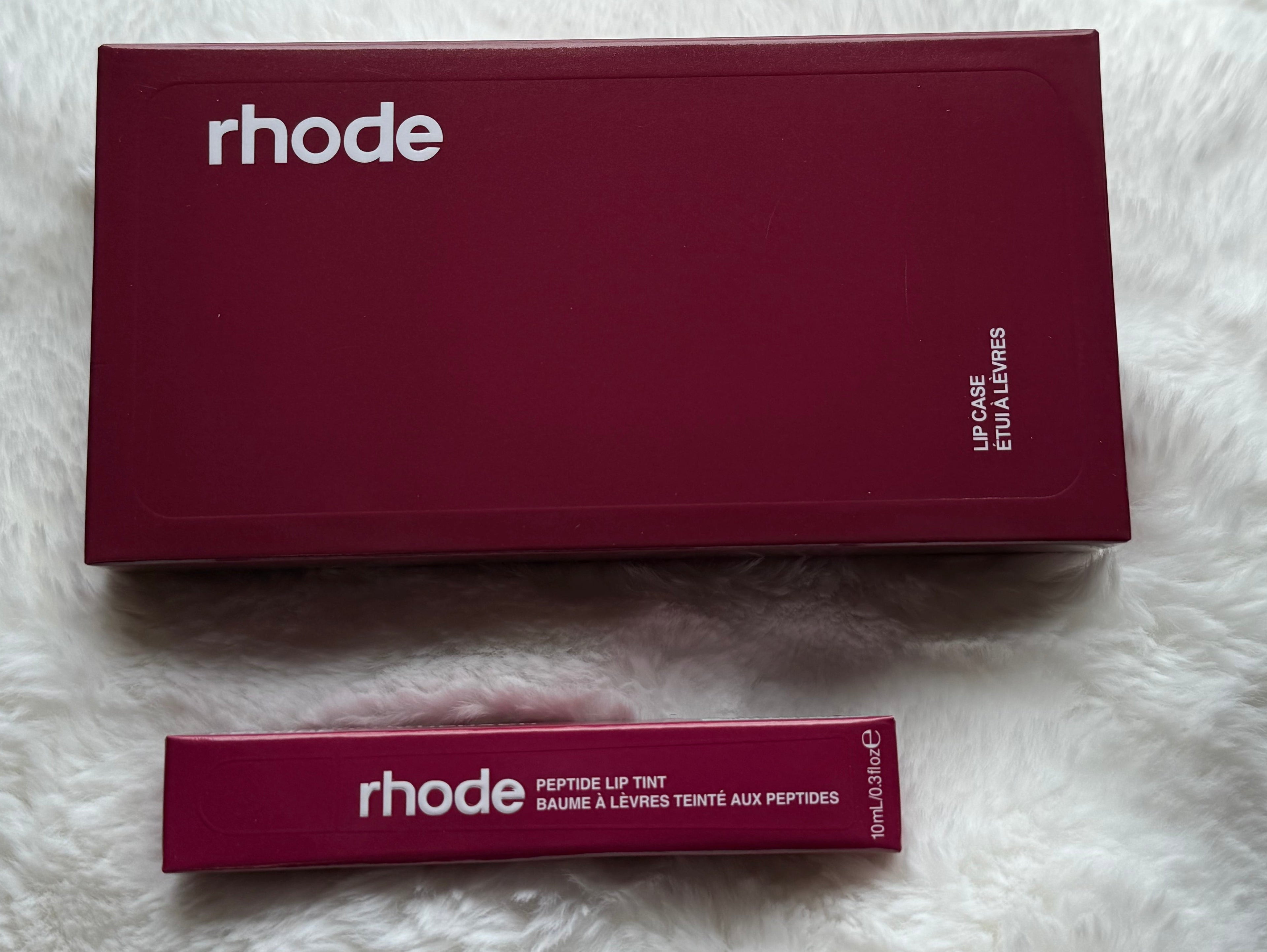 Rhode silicone iPhone case / lip stick holder-with matching lip stick