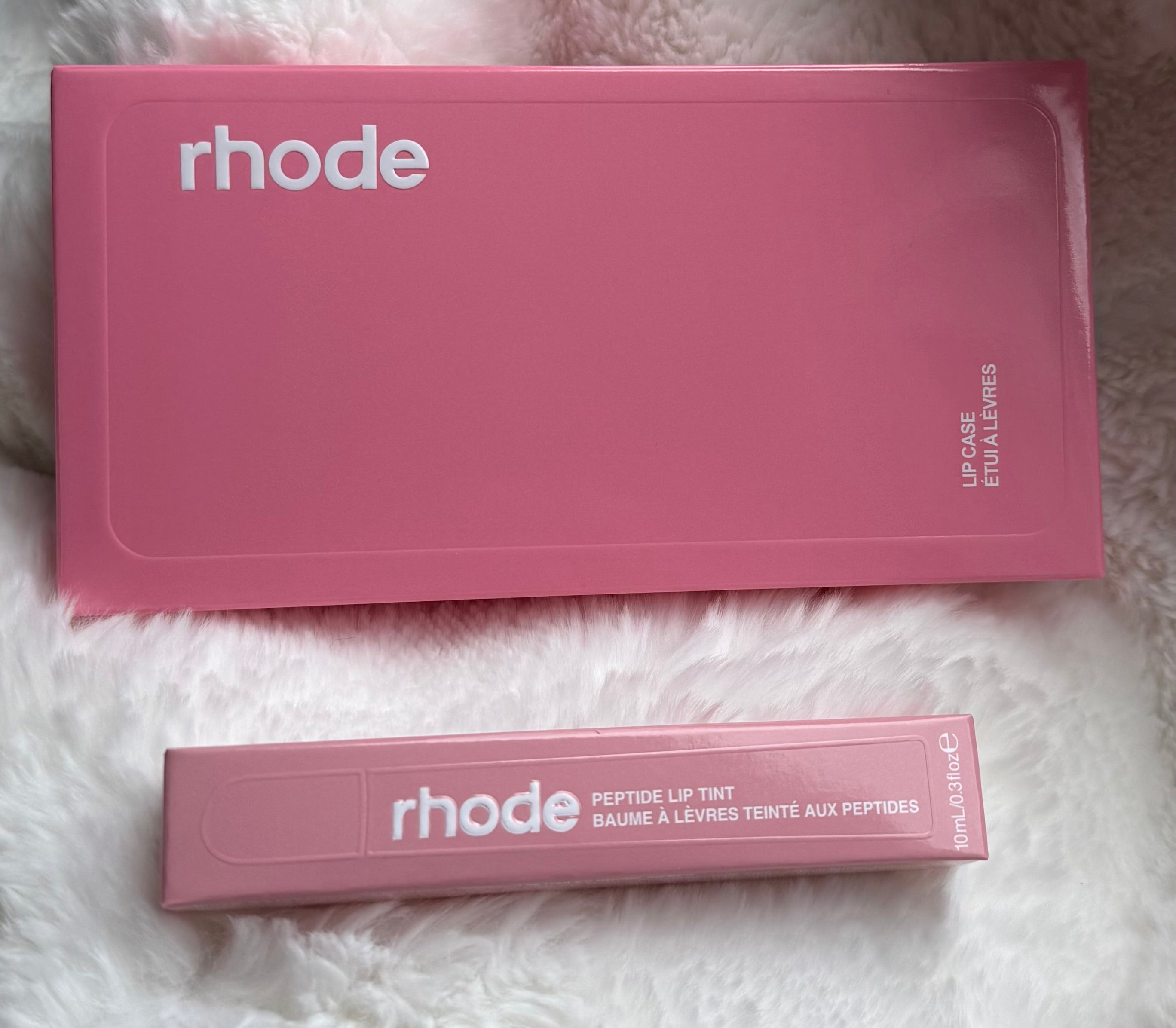Rhode silicone iPhone case / lip stick holder-with matching lip stick
