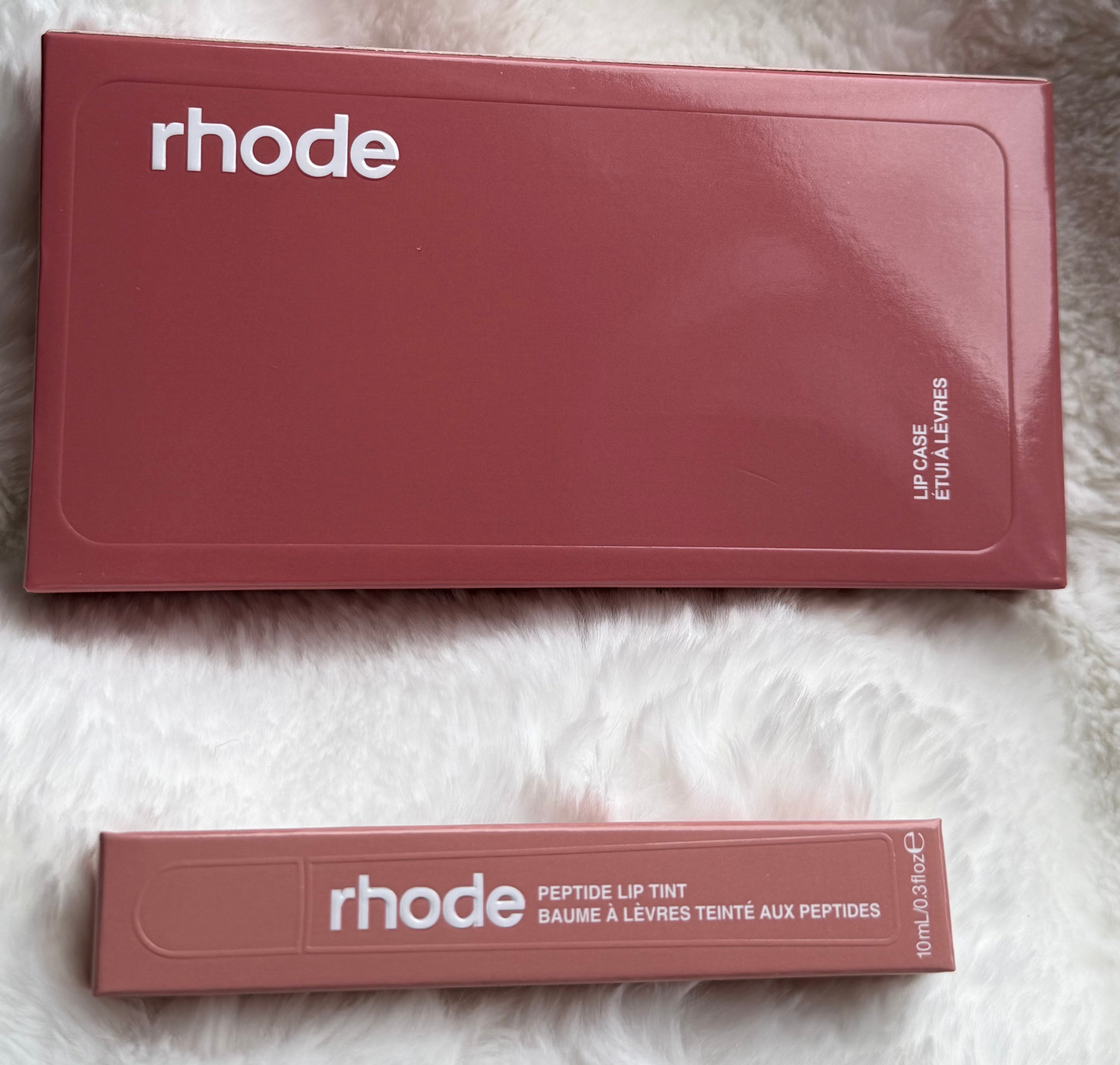 Rhode silicone iPhone case / lip stick holder-with matching lip stick