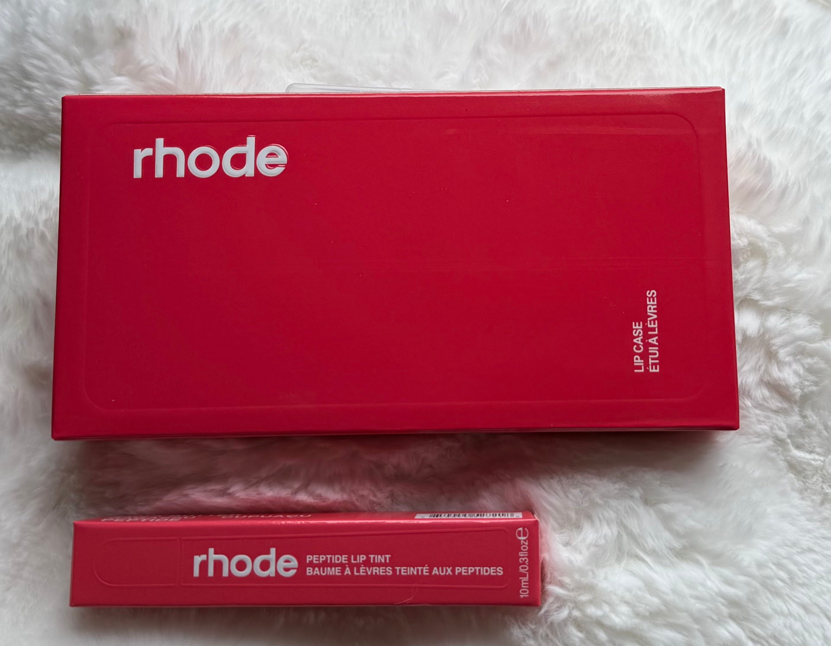 Rhode silicone iPhone case / lip stick holder-with matching lip stick