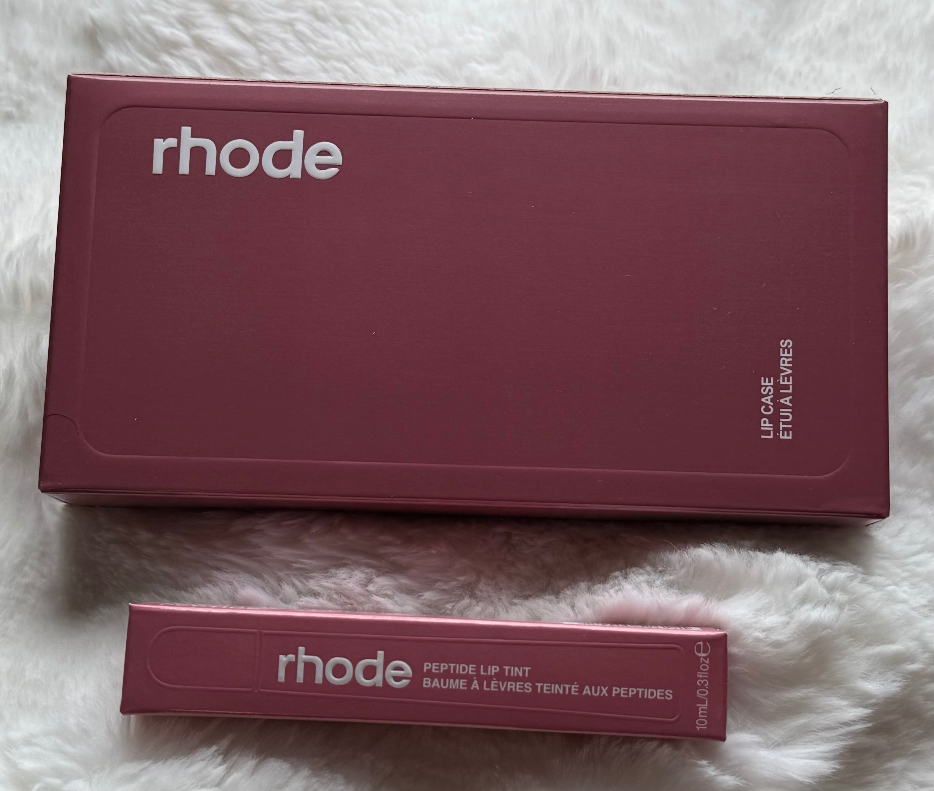 Rhode silicone iPhone case / lip stick holder-with matching lip stick
